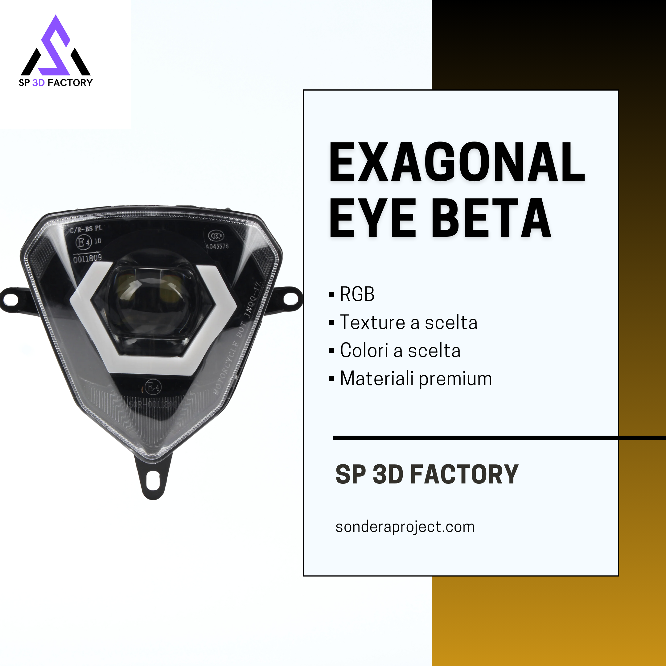 Faro EXAGONAL Eye per BETA