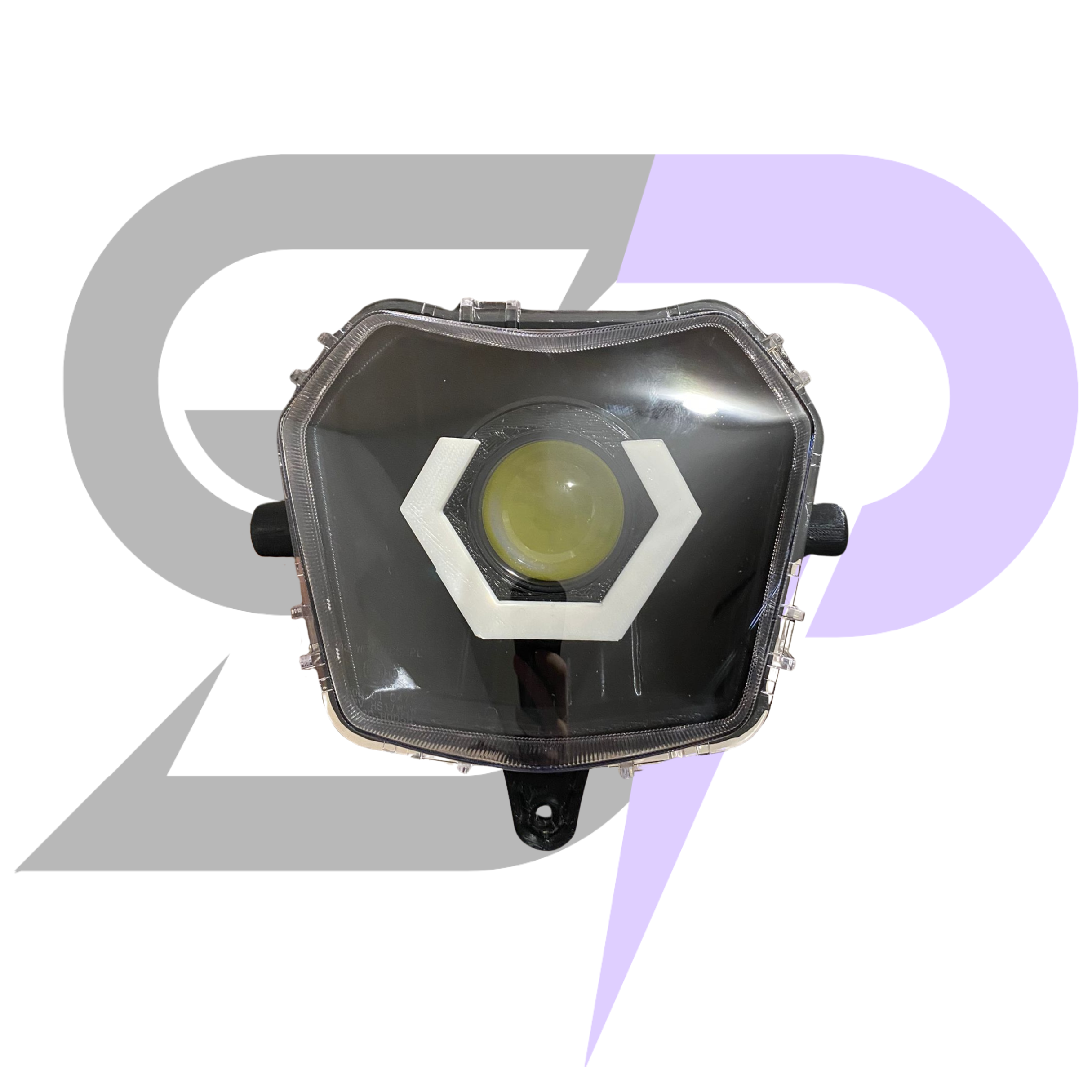 Faro Spot LED Jumbo Ovale Ambra DRL X4 Lampada Da Tetto Trattore E9 HQ