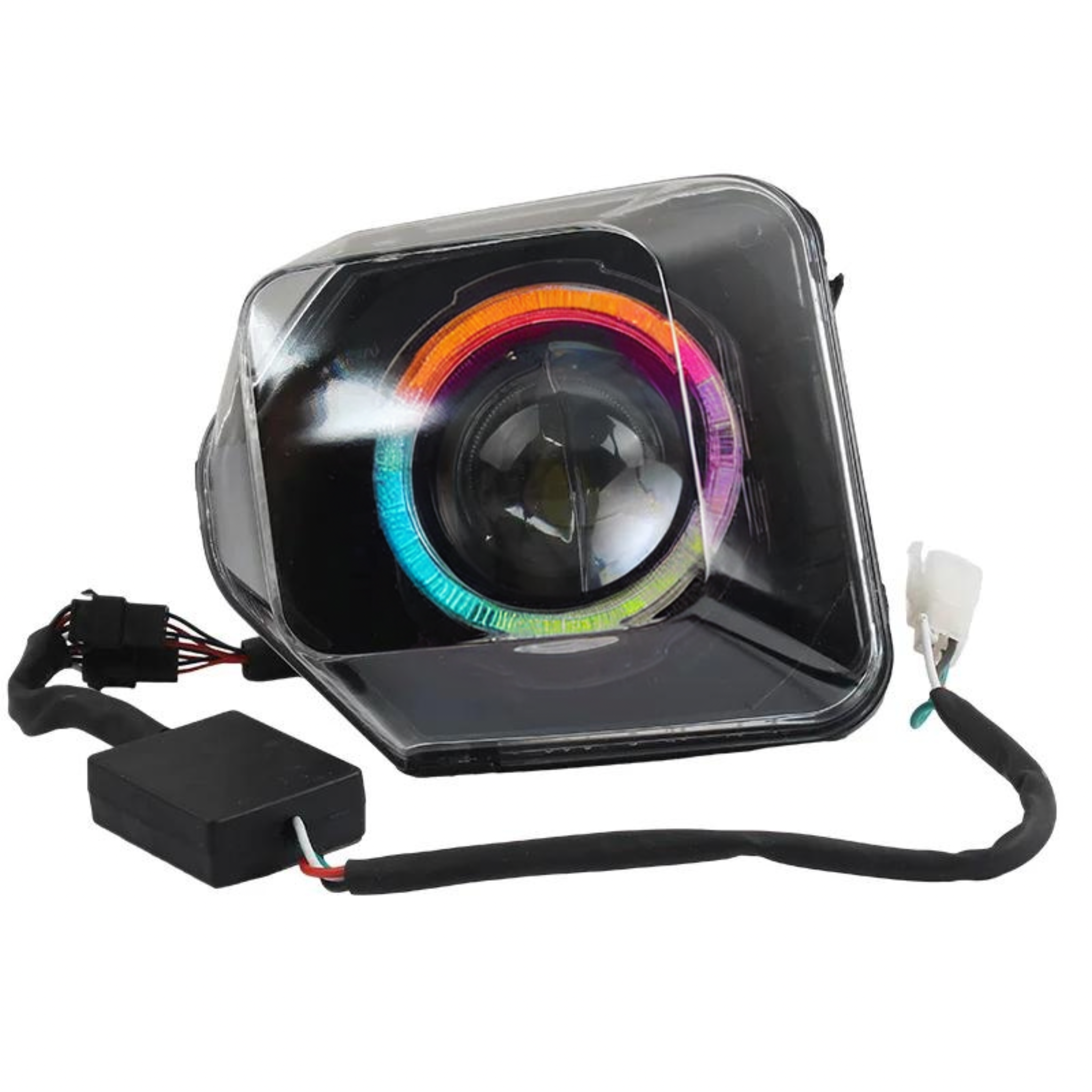 Faro DEMON Eye RGB per Husqvarna - COMPLETO