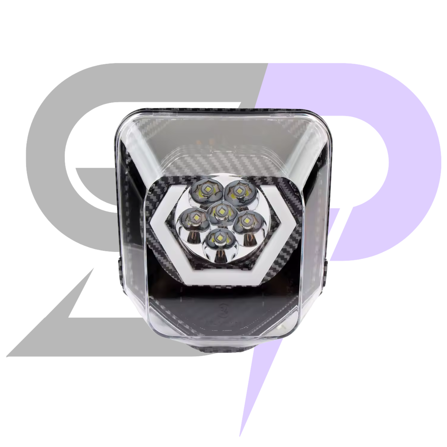 Faro EXAGONAL Eye RGB Husqvarna 5.0 Carbon Look | Sondera Project