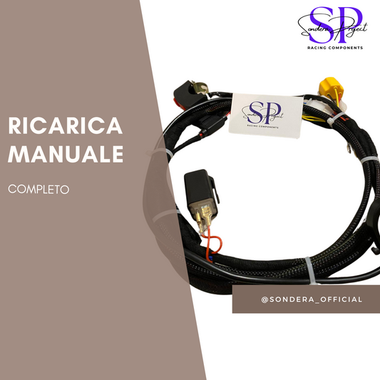 Impianto elettrico semplificato ricarica manuale – COMPLETO