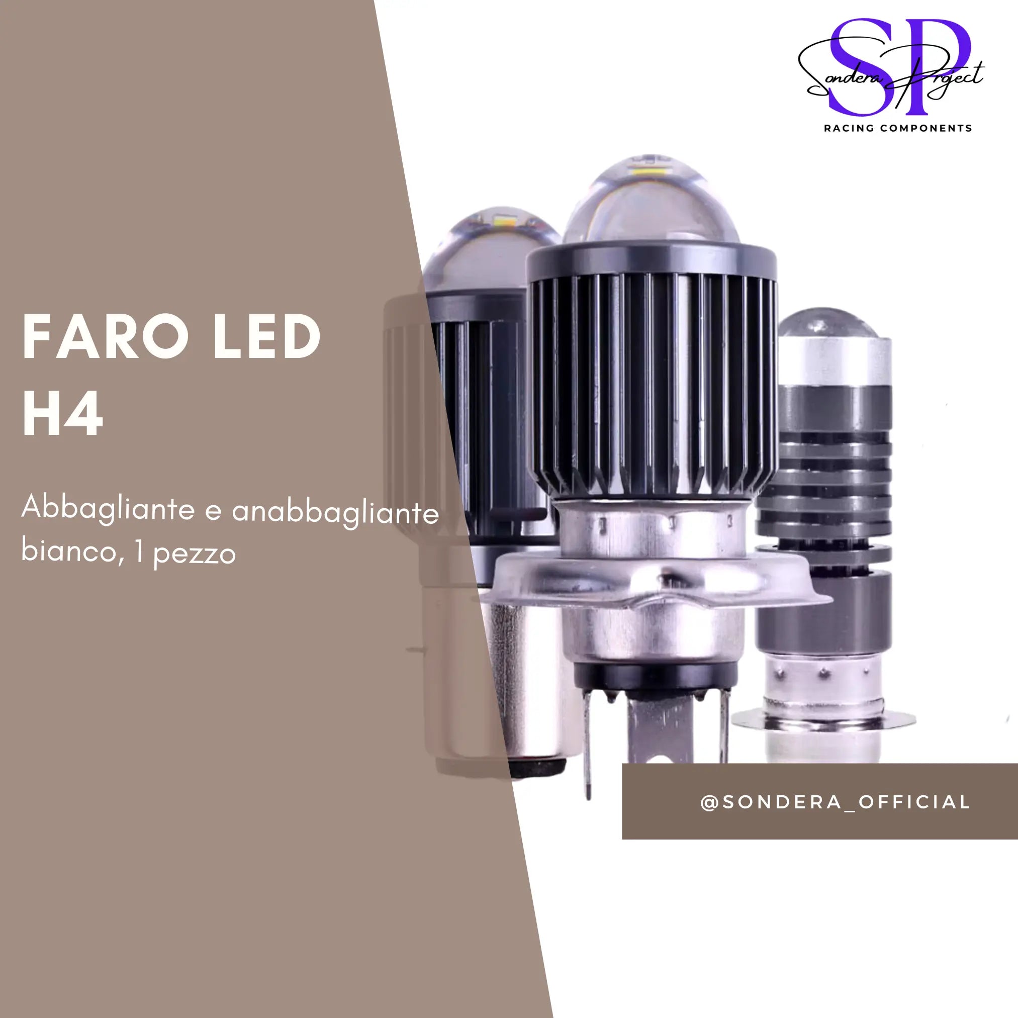Faro LED H4 Sondera Project