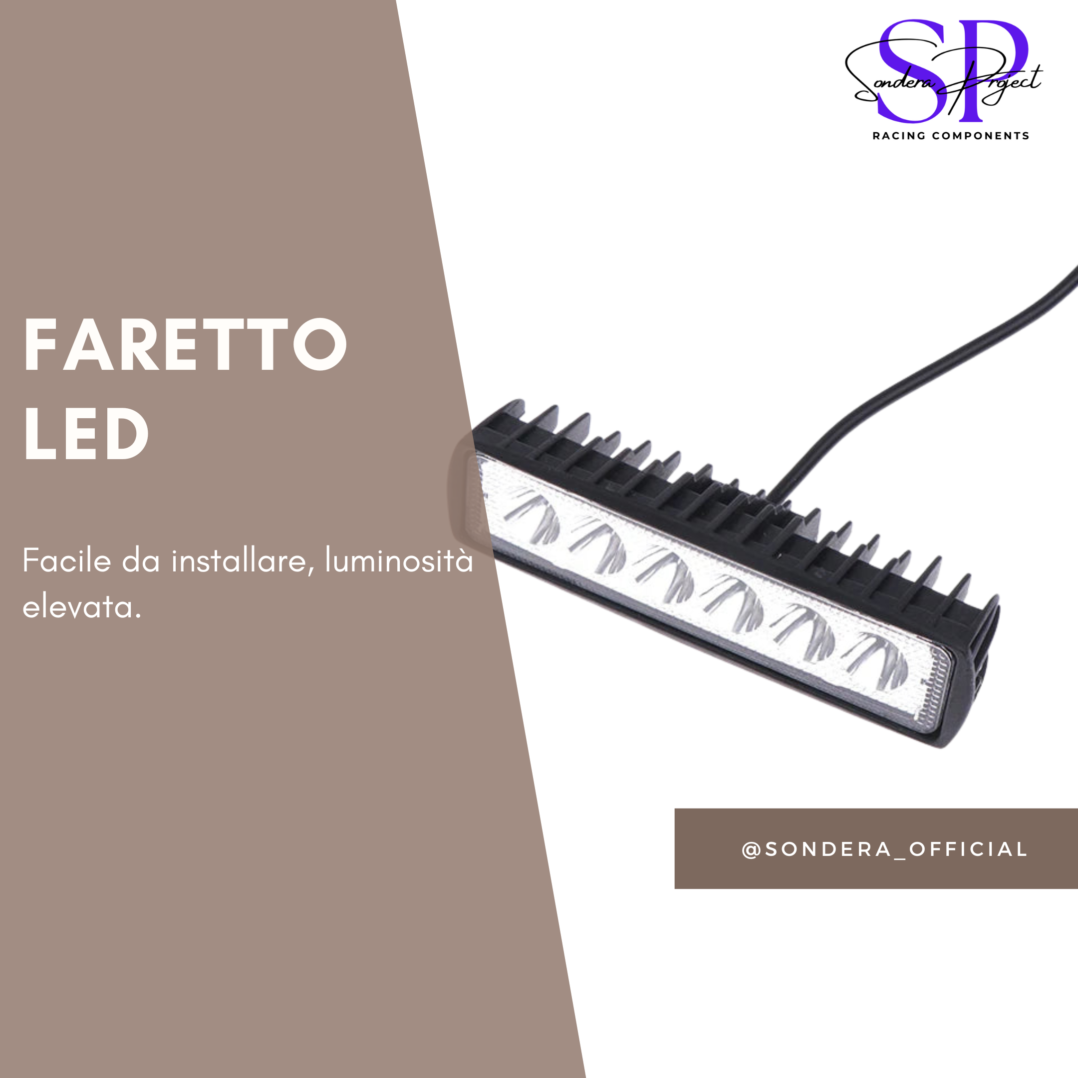 Faretto/Barra Led per Moto