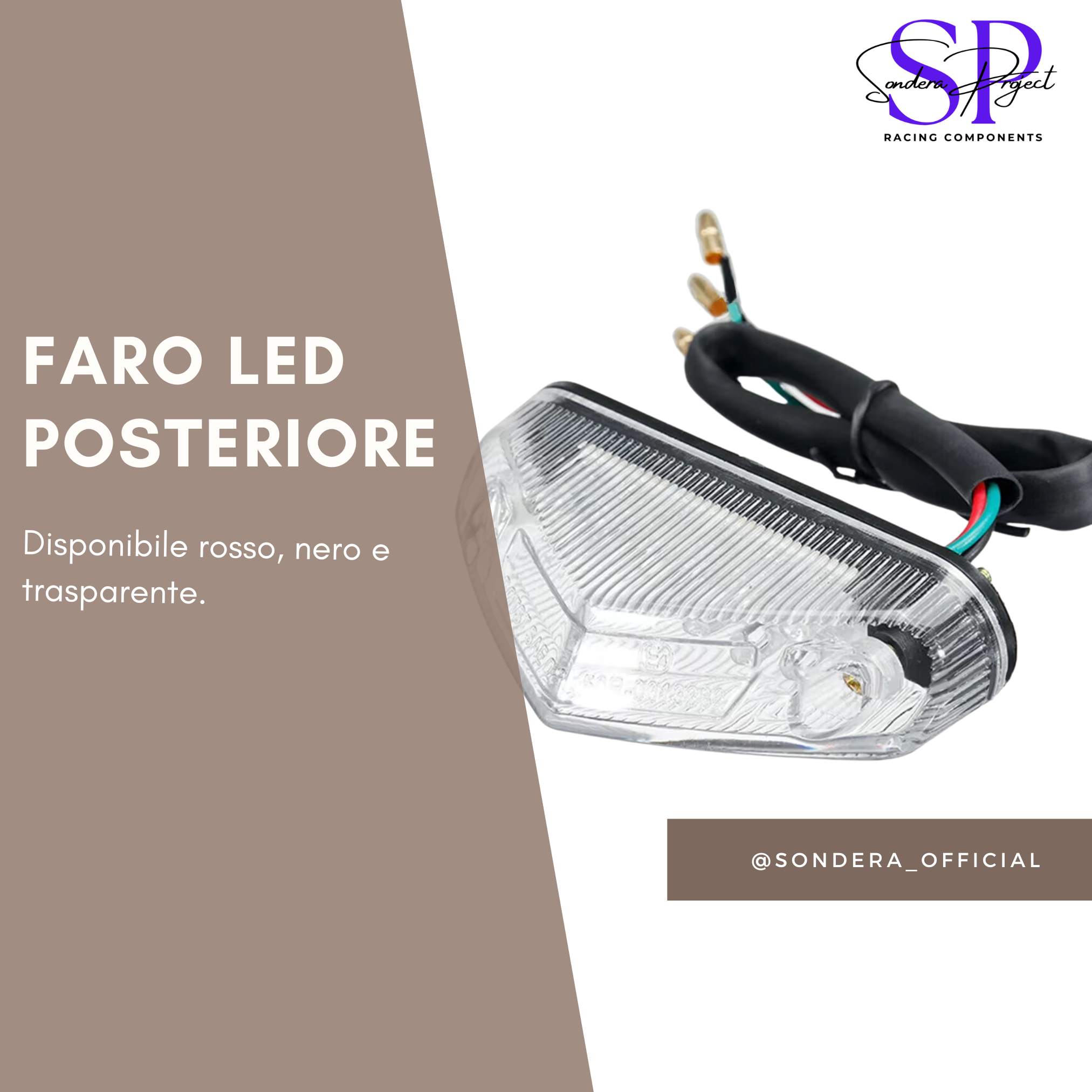 Faretto posteriore a LED