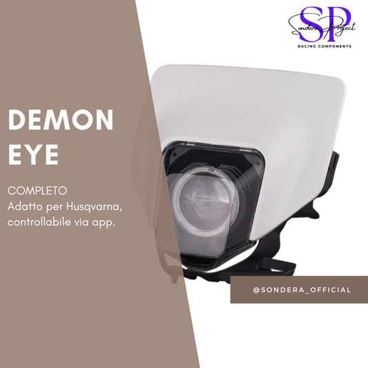 Faro DEMON Eye RGB per Husqvarna - COMPLETO