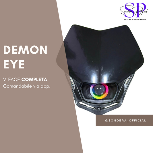 Faro DEMON Eye RGB - V-FACE Completa